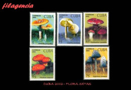 CUBA MINT. 2002-11 FLORA. SETAS - Nuevos
