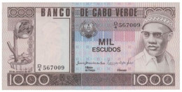 CAPE VERDE - 1000 ESCUDOS - 20.01.1977 - Pick 56.a - Unc. - Amilcar Cabral - 1 000 - Cap Vert