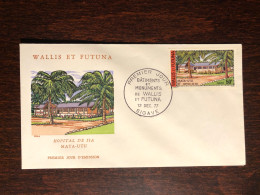 WALLIS & FUTUNA FDC COVER 1977 YEAR HOSPITAL HEALTH MEDICINE STAMPS - Lettres & Documents