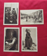 Lot Of 4 Cards. French Costumes.      Ref 6325 - Europe