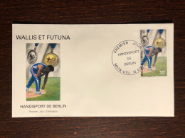 WALLIS & FUTUNA FDC COVER 1997 YEAR DISABLED SPORTS HEALTH MEDICINE STAMPS - Lettres & Documents