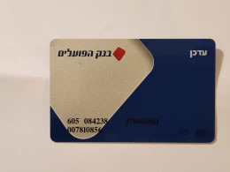 ISRAEL-Bank Hapoalim Card-update-rents Money And Accounts-(007810856)-GOOD CARD- - Krediet Kaarten (vervaldatum Min. 10 Jaar)