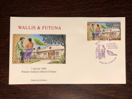 WALLIS & FUTUNA FDC COVER 2010 YEAR RED CROSS HEALTH MEDICINE STAMPS - Storia Postale