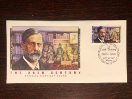 MARSHALL ISL. FDC COVER 1997 YEAR FREUD PSYCHIATRY HEALTH MEDICINE STAMPS - Marshall Islands