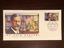 MARSHALL ISL. FDC COVER 1997 YEAR FREUD PSYCHIATRY HEALTH MEDICINE STAMPS - Marshallinseln