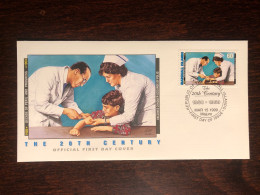 MARSHALL ISL. FDC COVER 1999 YEAR SALK POLIO VACCINATION HEALTH MEDICINE STAMPS - Marshallinseln