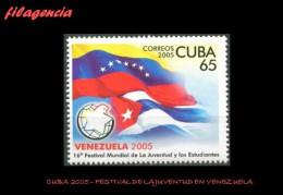 CUBA MINT. 2005-20 FESTIVAL MUNDIAL DE LA JUVENTUD Y LOS ESTUDIANTES EN CARACAS - Nuevos