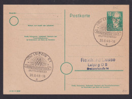 Briefmarken DDR Brief Ganzsache Persönlichkeiten Bebel P 35 01 SST Leipzig - Postkaarten - Gebruikt