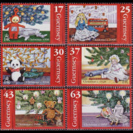 GUERNSEY 1998 - Scott# 664-9 Christmas Set Of 6 MNH - Guernesey