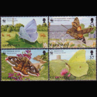 GUERNSEY 1997 - Scott# 586-9 WWF-Butterflies Set Of 4 MNH - Guernesey