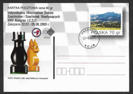 SE)2000 POLAND, MAXIMA CHESS CARD, PATH, MNH - Ongebruikt