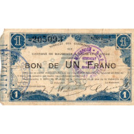 59 - MAUBEUGE - SOLRE-LE-CHATEAU - BON DE 1 FRANC - 11/03/1915 - Unclassified