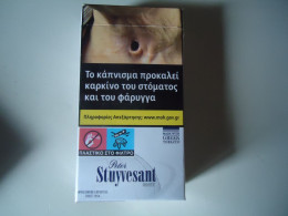 GREECE USED EMPTY CIGARETTES BOXES STUYVESANT  RED - Boites à Tabac Vides