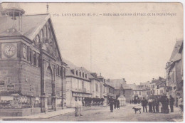 65 - LANNEMEZAN - HALLE AUX GRAIN - PLACE DE LA REPUBLIQUE - Lannemezan