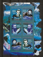 GUINEE - BALEINES - N° 3453 A 3458 ET BF 854 ET 855 - NEUF** MNH - Whales