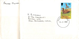 TRISTAN DA CUNHA  LETTER 1982 - KARLSRUHE/DE / 5198 - Tristan Da Cunha