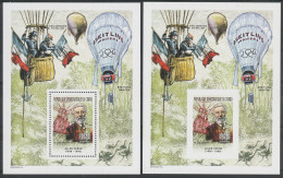 2 Blocs Jules VERNE Dent. + Non Dent. - Neufs ** - MNH - Année 2004 - Nuevos