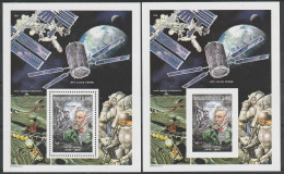 2 Blocs Jules VERNE Dent. + Non Dent. - Neufs ** - MNH - Année 2004 - Mint/hinged