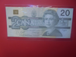CANADA 20$ 1991 Circuler (B.33) - Kanada