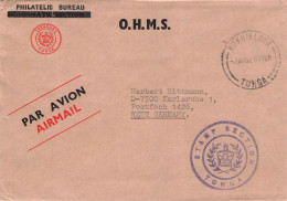 TONGA - AIR MAIL 1983 O.H.M.S. / 5203 - Tonga (1970-...)