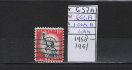 PRIX FIXE Obl  637A YT 666A MIC 1044A SCO 1044 GIB Statue Liberté Liberty  1958 1961  Etats Unis  58A/07 - Oblitérés