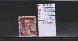 PRIX FIXE Obl  639 YT 668A MIC 1046 SCO 1046 GIB John Jay 1958 Etats Unis  58A/07 - Usados