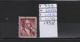 PRIX FIXE Obl  639 YT 668A MIC 1046 SCO 1046 GIB John Jay 1958 Etats Unis  58A/07 - Used Stamps