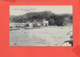 76 VILLEQUIER Cpa A Bord Du Bateau Felix Faure              17 ELD - Villequier