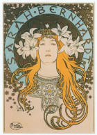 Card CPH 13 And 14 Czech Republic A. Mucha's Sarah Bernhardt In La Plume,and Morning Star 2010 - Cartes Postales