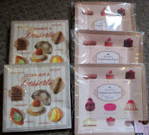 Kit Goûter - Assiettes Carton/Serviettes Papier Pour Réception Gourmande - - Papieren Servetten (met Motieven)