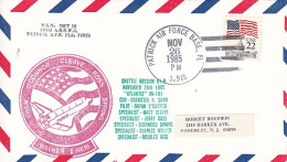 USA 1985 Space Cover STS - 61 B PATRICK AIR FORCE BASE - USA