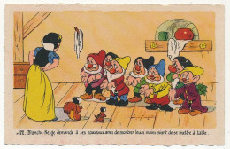 CPSM - WALT DISNEY / MICKEY MOUSE S.A. - 12 Blanche Neige Demande à Ses Nouveaux Amis De Leur Montrer Leurs Mains... - Autres & Non Classés