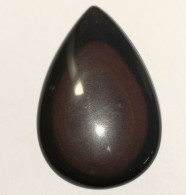 Obsidienne "Arc En Ciel" Naturelle Du Mexique- Cabochon 25.95 Carats - 32.7 X 22.3 X 5.4 Mm - Obsidiana