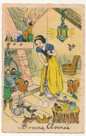 CPSM - WALT DISNEY / MICKEY MOUSE S.A. - Blanche Neige - Bonne Année (écrite En 1943) - Other & Unclassified