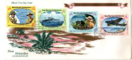 New Hebrides 1967 South Pacific Front FDC - FDC