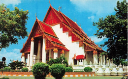THAÏLANDE - Wat Mongkhol Bophit At Ayudhya - Colorisé - Carte Postale - Tailandia