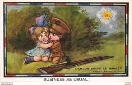 L'AMOUR BRAVE LE DANGER  BUSINESS AS USUAL ILLUSTRATION FRED SPURGIN - Spurgin, Fred