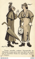 BONNES NOUVELLES MADAME PETONPETOUFLE LES ALLEMANDES TROUPES APRES AVOIR PRIS PARIS ILLUSTRATION MASS'BOEUF - Mass'Boeuf