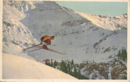 Sports D'hiver * CPA * Ski Skieur Saut - Sports D'hiver
