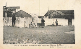 Dole * Abattoir Des Porcs Au Champ De Mars * Thème Abattoirs Viande Boucherie Boucher - Dole