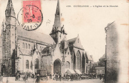 FRANCE - Guérande - Vue Générale De L'église Et Le Marché - Animé - Carte Postale Ancienne - Guérande