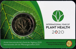 BE20020.4 - COINCARD BELGIQUE - 2020 - 2 Euros Comm. Année Santé Des Plantes - F - Bélgica