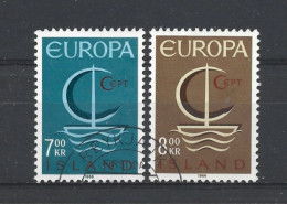 Iceland 1966 Europa Y.T. 359/360 (0) - Usados