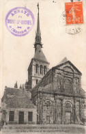 FRANCE - Mont St Michel - Abbaye - Vue Générale De La Façade De L'église (XVIIIe Siècle) - Carte Postale Ancienne - Le Mont Saint Michel