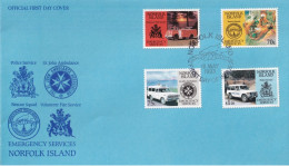 Norfolk Island 1993 Emergency Services Sc 534-37 FDC - Norfolk Island