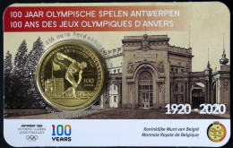 BEX00220.1 - COINCARD BELGIQUE - 2020 - 2,5 Euros 100ans Jeux Olympiques Anvers - Bélgica