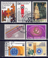 UNO Wien 1981 - Jahrgang Mit Nr. 16 - 22, Gestempelt / Used - Used Stamps