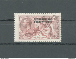 1913-24 Bechuanaland Protectorate, Stanley Gibbons N. 87, 5 Scellini, Giorgio V - MH* - Other & Unclassified