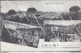 Ae571 Cartolina Jelsi 3 Vedutine 1925 Provincia Di Campobasso - Campobasso