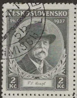 TCHECOSLOVAQUIE -  Mort Du Président Masaryk - Used Stamps